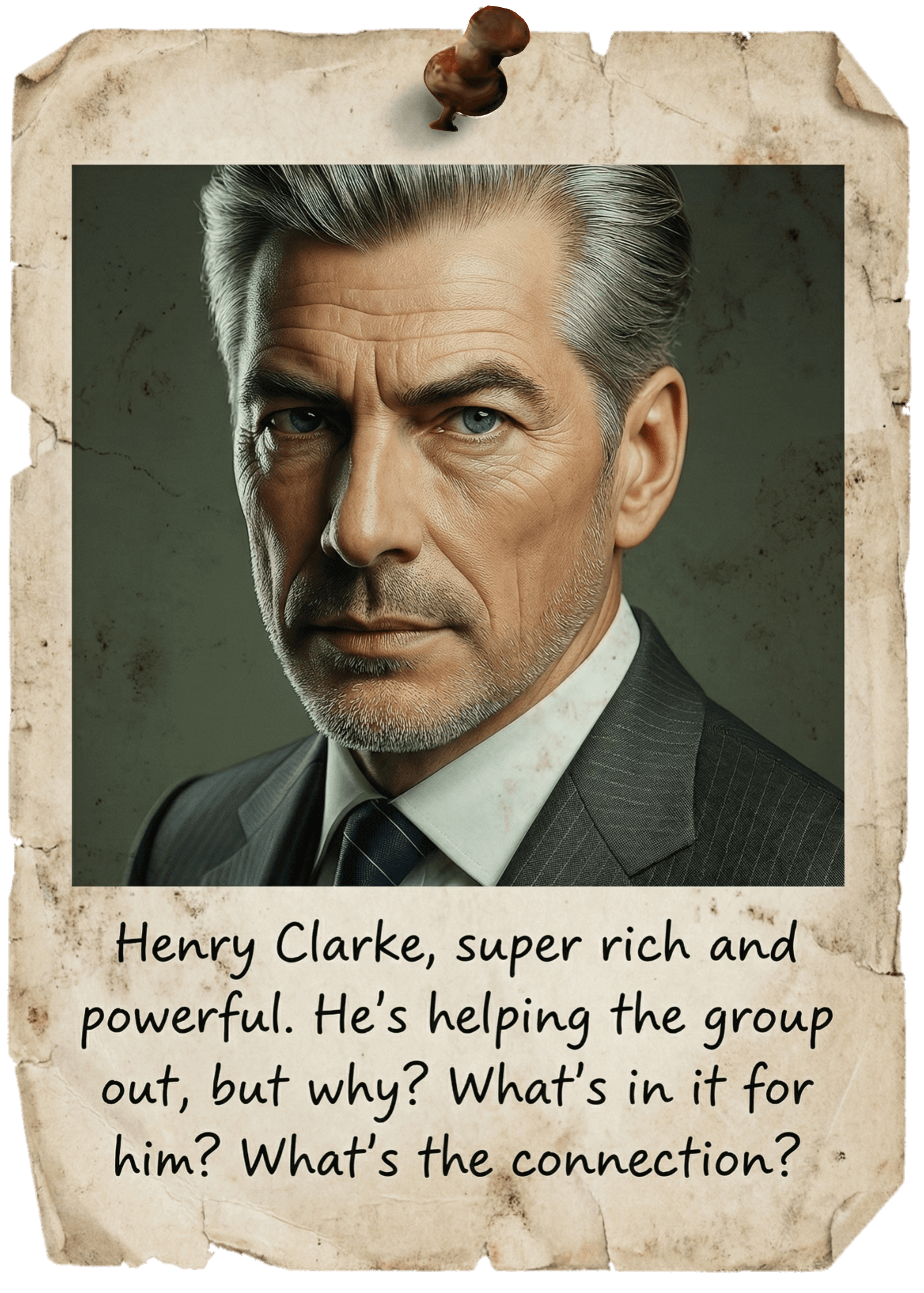 Henry Clarke character poster